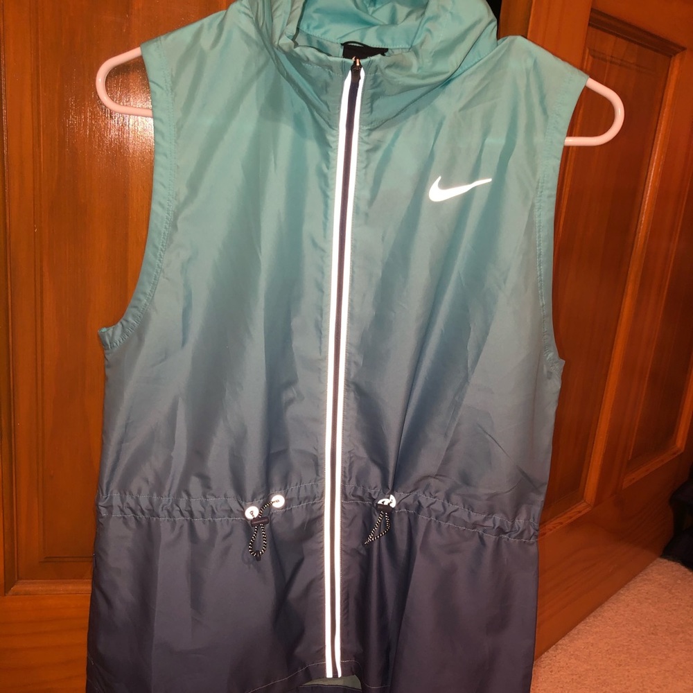Ombré Nike Vest with Adjustable Cinched Waist
